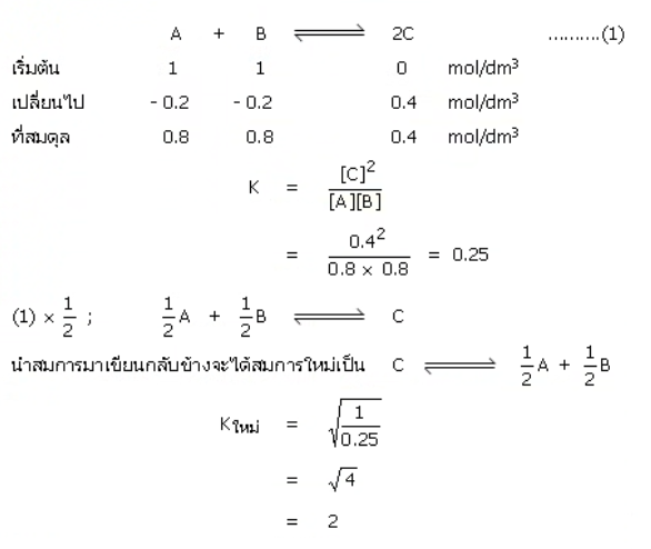 วิธีทำและคำอธิบายเฉลยข้อ 7 — ข้อสอบ เข้ามหาวิทยาลัย วิชาเคมี (มีนาคม 2548)